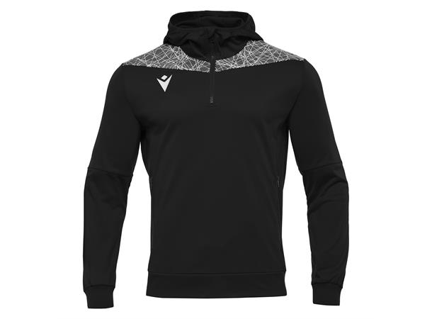 Ishtar Hoody 1/4 Zip Top SORT/HVIT M Treningsgenser med hette - Unisex 