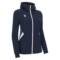 Bastet Full Zip Hoody W NAV/WHT 3XL Teknisk hettejakke til dame
