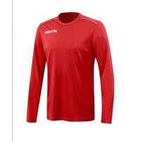 Rigel shirt longleeve RED XS Teknisk treningsskjorte - Unisex