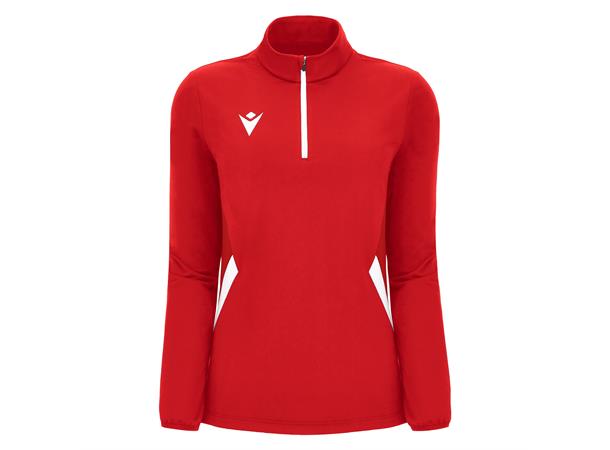 Maira 1/4 Zip Top Woman RED/WHT 3XS Teknisk treningsgenser til dame 