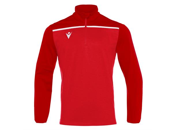 Rhine Training 1/4 Zip Top RED/WHT XS Treningsgenser med 1/4 zip 